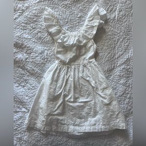 Minnow White Eyelet Dress, size 5/6